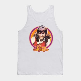 Karen Carpenter / Retro 70s Aesthetic Fan Design Tank Top